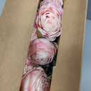IPOPU Pink Flowers Silk Rose Heads 25PCS Fake Roses Artificial Flowers Real Touch for Wall Decoration Bouquet Flower Heads Bulk Wedding Centerpieces