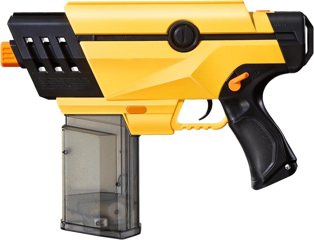 Gel Ball Blaster Kit: Yellow Powerful Fully Automatic Rechargeable 200 Fps Blaster Rifle, Toy Gel Blasters, Large Capacity Clip