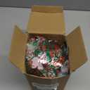 50 FT Christmas Tinsel Garland Christmas Decorations with Snowman Ornament, Red Green Shiny Metallic Twist Christmas Garland for Xmas Tree Home Mantle Stairs Indoor Outdoor Holiday Party Decor