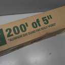 A-M Gutter Guard - Heavy Duty Lifetime Quality Aluminum Leaf & Debris Protection for 5-inch and 6-inch (5 Inch-200 Feet, Mill Finish) - Made in The USA