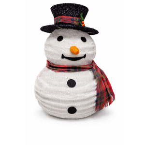 Light-Up Holiday Snowman - Pre-Lit (28 Inches Tall) Christmas Decoration  