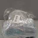 Mauproy 30 Pack Clear Plastic Gift Bags with Handles, Party Favor Bags with Ribbons and Tags, Reusable Goodie Tote Bags for Valentine's Day Wedding Baby Shower (6.9 x 6.9 x 3.5")