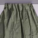 BTFBM 2025 Womens Summer Fall Long Satin Skirt Silk Elegant High Waist Cocktail Party Wedding Flowy A-Line Midi Skirts (Light Army Green) L