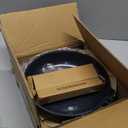 ZHANG XIAO QUAN SINCE 1628 Cast Aluminum Nonstick Frying Pan 8 Inches with Non-Toxic Coating, Skillet with Bakelite Wood Grain Handle, Omelet Pan Even Heating Cookware, PFOA/PFOS Free, Black (8'')