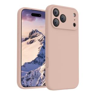 FireNova Magnetic for iPhone 17 Pro Case, Compatible with MagSafe, [Integrated Silicone Camera Control Button] [Camera Protection] Anti-Scratch Microfiber Lining Phone Case, 6.3", Pinksand