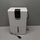 Dehumidifier, Dehumidifiers for Home, 98 OZ Water Tank, (1000 sq.ft) Quiet Dehumidifier for Basement Bathroom Bedroom with Humidity Display, Auto Shut Off, Relaxing 7 Color Ambient Light(White)