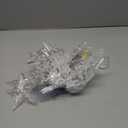 46 Stars Christmas Window Lights, IP65 Waterproof 74 LEDs Twinkle Star Curtain Lights with 8 Modes Timer, Warm White Battery Operated Hanging Christmas Star Decoration for Indoor Outdoor Xmas Bedroom