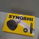 SYNOSHI Electric Spin Scrubber, Power Cleaning Brush with 3 Heads, Cordless Waterproof Shower Scrubber with Dual Speed, Perfect for Cleaning Bathroom, Tile, Cars, Floor. Electric Scrub Brush for tub