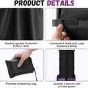 RunNico 59'' x 31.5'' Privacy Curtain for Dance Bag, Portable Dancer Changing Curtain with Storage Bag, Backstage Privacy Changing Room for Training Competition Outdoor Camp (Dance Bag Not Included)