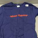 Womens Womens Mon Amour T-Shirt Blue, Size S