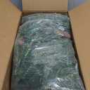 9FT Christmas Garland with Pine Cones, Prelit Christmas Garland Greenery Outdoor Lighted Pine Garland, Mantle Garland Christmas Holiday Decoration Indoor (Dark Green)