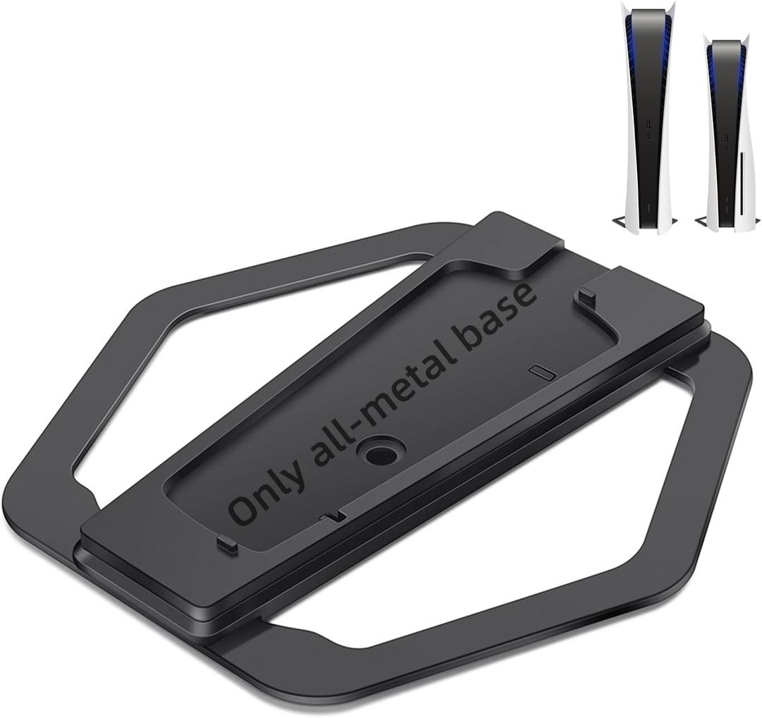 Stand for PS5 Slim,All-Metal Vertical Stand for PS5 Consoles