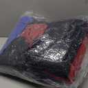 Liitrsh 120 Pcs Homeless Care Package Supplies Winter Beanie Hat Gloves Socks Scarves Polyester Drawstring Bags for Women Men (Black, Gray, Red, Blue)