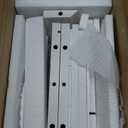 CJL Bathroom Wall Cabinet with Fluted Door, 18.9'' x 23.6'' Medicine Cabinet, Over The Toilet Storage Cabinet, White