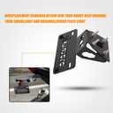 RANSOTO Motorcycle Z125 Fender Eliminator Kits License Plate Holder Compatible with 2015-2025 Kawasaki Z125 Z125 Pro