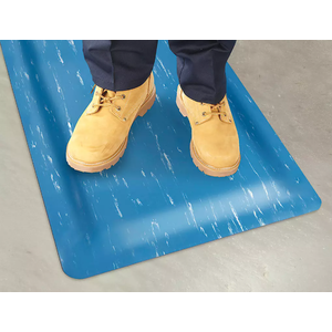 Silicone Floor Mats — 27 x 16 inches, Blue, for Indoor and Outdoor Use.