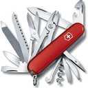 Victorinox Handyman Swiss Army Knife, 24 Functions, Swiss Made Pocket Knife with Large Blade, Screwdriver, Chisel and Pliers - Red