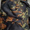 StangH Black Velvet Curtains for Living Room - Elegant Home Decor Soft Thick Heavy Velvet Drapes with Vintage Blooming Floral Pattern for Patio Door, Black, 52 x 96-inch, 2 Panels