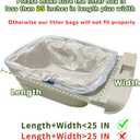 120 Count Waste Bags For Robot 4 and 3, Litter Box Liners For Automatic Cat Litter Box, Cat Litter Box Liners Waste Bags Replacement (120 Count)