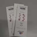 3 x EBANKU Semi Cured Gel Toenail Strips, UV Nail Stickers for Toes, French Sheer Jelly Nude Pink Long-Lasting Manicure Strips With Nail File & Stick, Works With UV Lamps