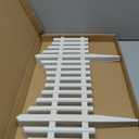 CHICIEVE Garden Fence Border for Decorative Fence Landscape Edging Plastic Flower Grass Lawn Bed Fencing Border,4 Pcs 24x13 inch