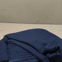 Elegant Comfort Premium 100% Cotton Waffle Blanket - Lightweight Breathable Waffle Weave Bed Blanket - Soft and Warm All Season Blanket for Couch, Sofa and Bed, King Size 90x108 Inches, Navy Blue