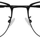 GUDVUE Blue Light Glasses, Computer/Gaming/TV/Phones Glasses for Women/men, Anti Glare/UV400/Eye Strain, Shiny Black Pro