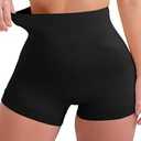 SHAPERMINT Tummy Control Shapewear - Body Shaper Tummy Control Boyshort, Body Shaper for Women, Plus Size Shapewear Black, L