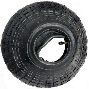 Potreba set tire and inner tube 4.10/3.50-4 for inflatable pneumatic wheelbarrow and hand trolley wheel 10 inch 4'' rim (3.00-4)