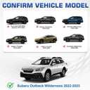 Roof Rack Cross Bars Compatible with Subaru Outback Wilderness 2022-2025, 300LBS Heavy Duty Adjustable Aluminum Cargo Bar for Rooftop Carrier, Cross Bars for Luggage, Kayak, Canoe, Bike, Snowboard