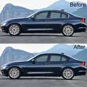 Stainless Steel Window Trim Chrome Delete for BMW F30 2012-2018 Black Window Trim Blackout Kit