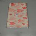 Valentine Red & Pink Flower Star Heart Table Runner 13x108 Inch , Seasonal Leaf Dinning Kitchen Table Decoration for Home Party Holiday Decor