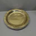 Exquisite Party Solids Gold Paper Plates Disposable Heavy Duty 13 Inch Gold Disposable Plates For Party 50 Pcs Heavy Duty 350 GSM, Birthday Supplies
