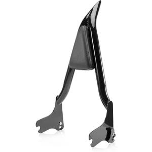 Tall Sissy Bar For Harley Touring Models 25" Detachable Rear Passenger Backrest Quick Release Compatible With Road King Road Glide Street Glide Electra Glide Road King 1997-2008