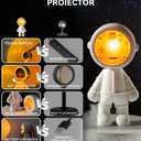 Sunset Projector Astronaut Night Light Led Aura Lamp for Photography/Party/Bedroom/Living Room/Tiktok Live Decor, Selfie with Battery, Christmas/Birthday Gifts for Women/Girls (PANGY-Seven color)