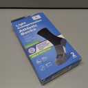 Athletic Socks for Women and Men (2 Pairs) Sport Running Crew Socks - Moisture Wicking Sock for Hiking, Cycling, Gym (Black, L)