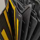 Cargo Mats for 2018-2025 Jeep Wrangler JL Unlimited 4X4 Trunk Mat with Backrest Liner, All Weather TPE Protector Rear Back Seat Mats for 18-25 Wrangler JL 4X4 4 Door Accessories