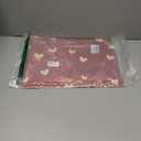 Valentine Placemats Set of 6 Reusable Valentines Plastic Table Mats Waterproof Red Love Heart Place Mats Valentines Table Decoration for Indoor Outdoor Party Kitchen Dining