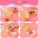 4 x 28 Packs Valentine's Day Cards for Kids School with Mini Plush Bear Keychain, Valentines Gift for Kids Classroom Valentines Gifts Valentine's Cards Party Favors