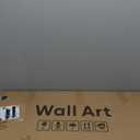 Framed Vertical Vintage Sketch Tree Living Room Wall Art, Large Black Beige Rustic Pine Artwork for Walls, Classic Antique Nature Forest Canvas Painting Print for Office Kitchen Foyer Stair 20x40 Inch