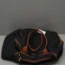 Travel Duffle Bag, Wide Open Large Weekender Bag for Women with Shoe Compartment, Carry on Overnight Bags with Toiletry Bag, Hospital Bag for Women Labor Delivery with Wet Pocket (Black Brown) (45L)