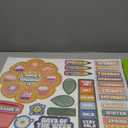 Eureka 847849 S'cool Era Calendar Classroom Bulletin Board Set for Teachers, Multicolor, 100 Pieces