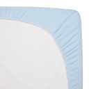 American Baby Company 3 Pack 100% Natural Cotton Fitted Mini Crib Sheets 38" x 24" - Soft & Breathable Small Nesting Portable Sheets, Fits Pack N Play Mattresses, Blue, for Boys & Girls