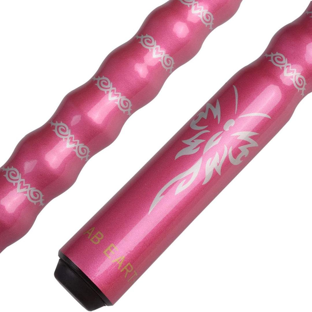 AB Earth 2-Piece 58 Inches Pool Cue/ Pool Stick Ergonomic Design Hardwood Canadian Maple Billiard Cue, 13mm Tip (Pink - 20oz)