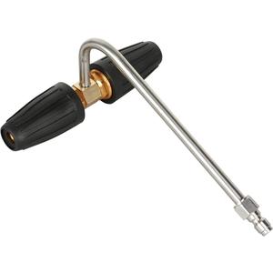 Pressure Washer Gutter Cleaner, Two Rotating Turbo Nozzles Attachment, 1/4 Inch Quick Connect, 4000 PSI