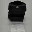 Suggestion Box with Magnetic Sign Holder, Metal Donation Boxes with Lock and Slot, Prayer Drop Ballot Raffle Tip Jars Wall Mounted Box for Fundraising Churches Offices School Black