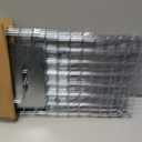 23.3" Live Animal Cage Trap,Collapsible Galvanized Wire with Pedal Triggers,Indoors/Outdoors Humane Cat Trap for Stray Cats,Squirrel,Raccoons,Mouse,Groundhogs, Foxes,Armadillos