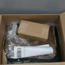 C-Shaped Side Table for Couch - Small Coffee Stand Sofa Tray Desk with Metal Frame and Waterproof Scratch Resistant, Modern End Accent for Living Room, Bedroom, Small Spaces, Rustic Brown