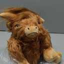 Heatable & Coolable Highland Cow Stuffed Animals Plushie, Microwavable Heating Pad for Soothing & Relaxation, Lavender Scented Cattle Plush Toys for Stress Relief, Stuffed Cow Gifts