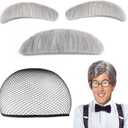 Beelittle Old Man Costume Mad Scientist Wig Set Albert Einstien Ben Benjamin Franklin Grandpa Costume